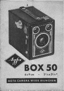 Agfa Box Camera manual. Camera Instructions.